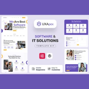 UXApex – IT Solutions & Services Company Elementor Template Kit